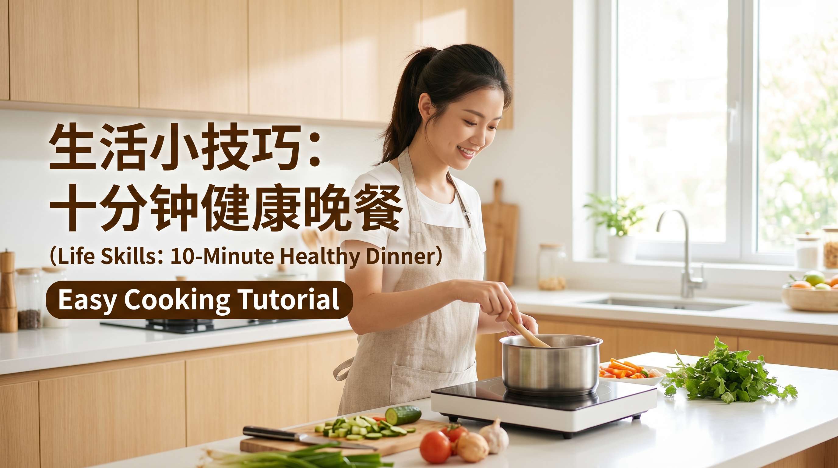 菠萝视频生活技能视频教程：十分钟健康晚餐烹饪教学，www.s5obyy.cn